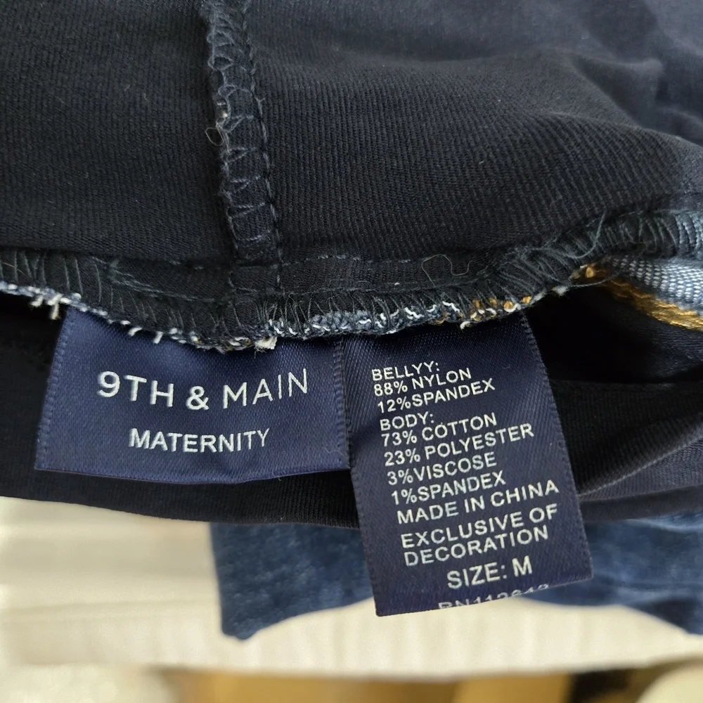 NWT Time and Tru Set Of 2 Maternity Blue Jeggings Size M - Picture 3 of 3